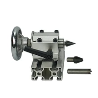 cnc tailstock with 3pcs tail center center height 55mm for cnc rotary axis 4th a axis engraver for diy cnc milling machine