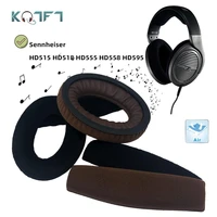 kqtft replacement earpads headband for sennheiser hd515 hd518 hd555 hd558 hd595 universal bumper earmuff cover cushion