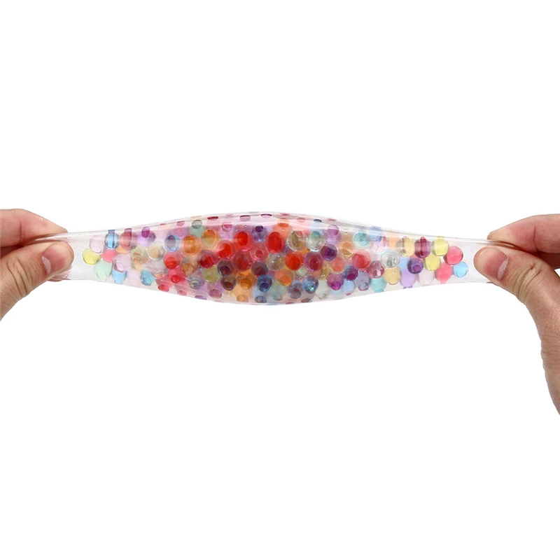 

6cm Silicone Rainbow liquid squishy big Ball Toy Squeezable Stress Relief squeeze toy Anti stress Ball for frinends gift A40