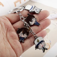 japan anime detective conan case closed keychainkeyrings figure cellphone car pendant jewelry gift for kids fans friends