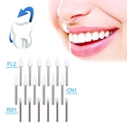 12 шт. стоматологические инструменты шлифовальная полировальная головка абразивный камень оправка установленные колеса Набор бит для зубов FL2 RD1 CN1 Прямая поставка