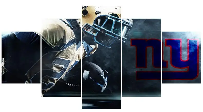 NF-136 Sport Ball Patriots Team Paintings Wall Home Decor New England Canvas Painting Calligraphy For Living Room Bedroom - Цвет: NF-136