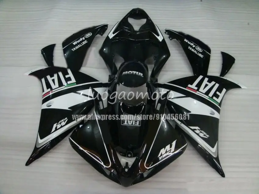 

Комплекты для кузова мотоцикла, белые Обтекатели для YAMAHA YZF R1 09 10 11 12 YZF R1 2009 2010 2011 2012 YZF1000, Обтекатели для кузова