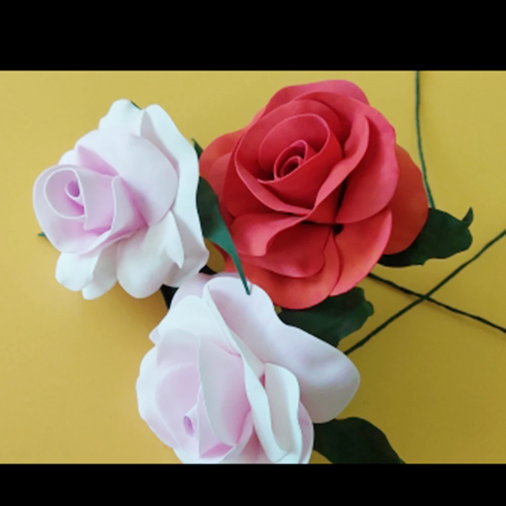 Штампованные цветы металлические розы для скрапбукинга фотоальбома |