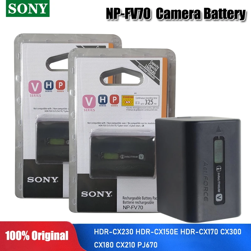 Литиевая аккумуляторная батарея 6 8 в SONY NP-FV70 NP FV70 NPFV70 1960 мАч FDR-AXP55 AX40 AXP35 AX30 AX45