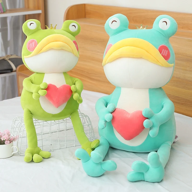 Популярная Новая мультяшная большая лягушка с большим ртом кукла подушка