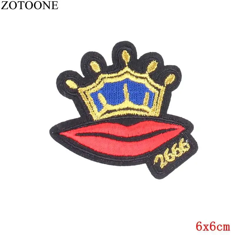 ZOTOONE пришить блесток Фламинго Роза Патч Сердце железа по письму значки, одежд наклейки дешевые вышитые патчи для Костюмы