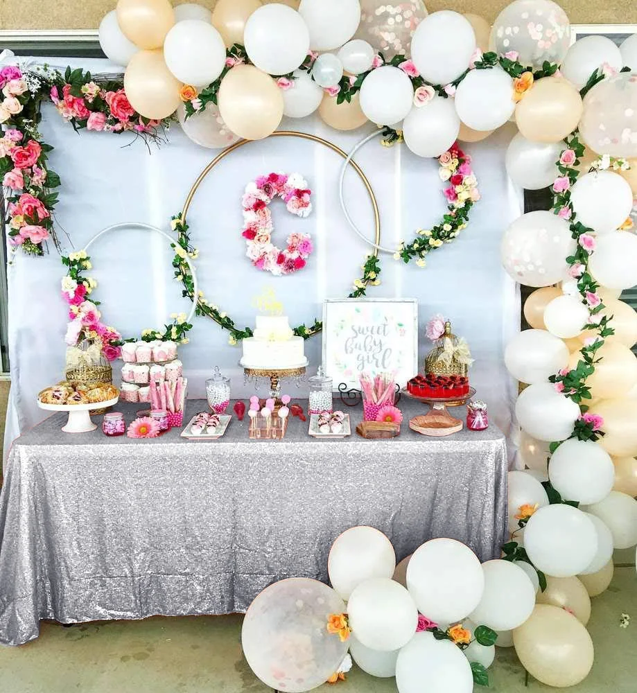 Серебряная скатерть с блестками 72x72 дюйма серебряная Свадебная блестящая