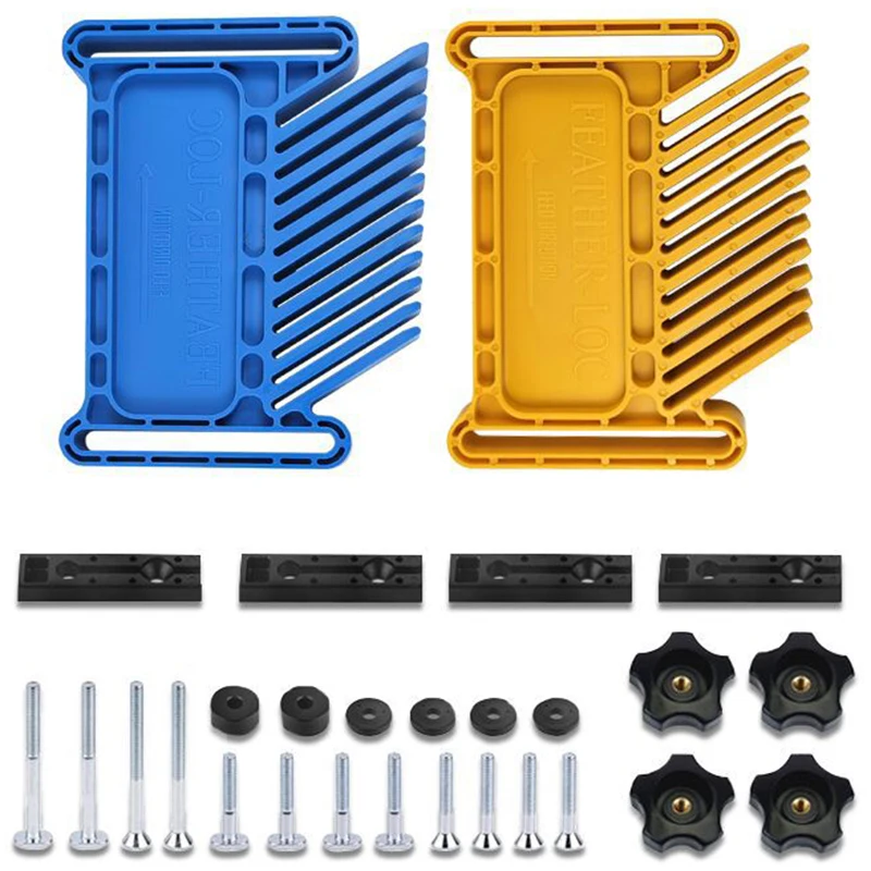 

Multi-purpose Feather Loc Board Set For Flip Engraving Machine Table saw band-saw Featherboards Miter Gauge Slot Woodwork tools