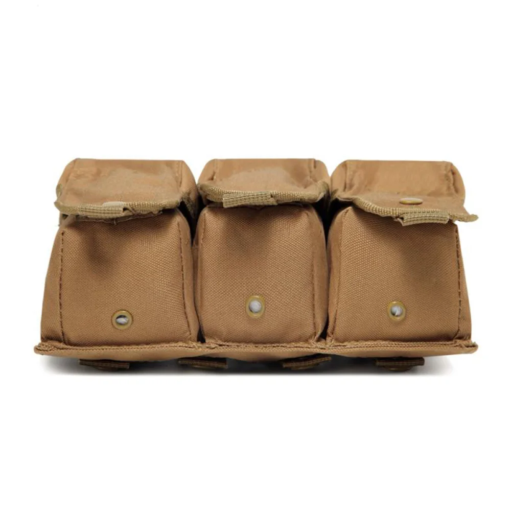 Molle Triple M4 AK Magazine Pouch Outdoor Tactical Military Tool Three Bags | Спорт и развлечения