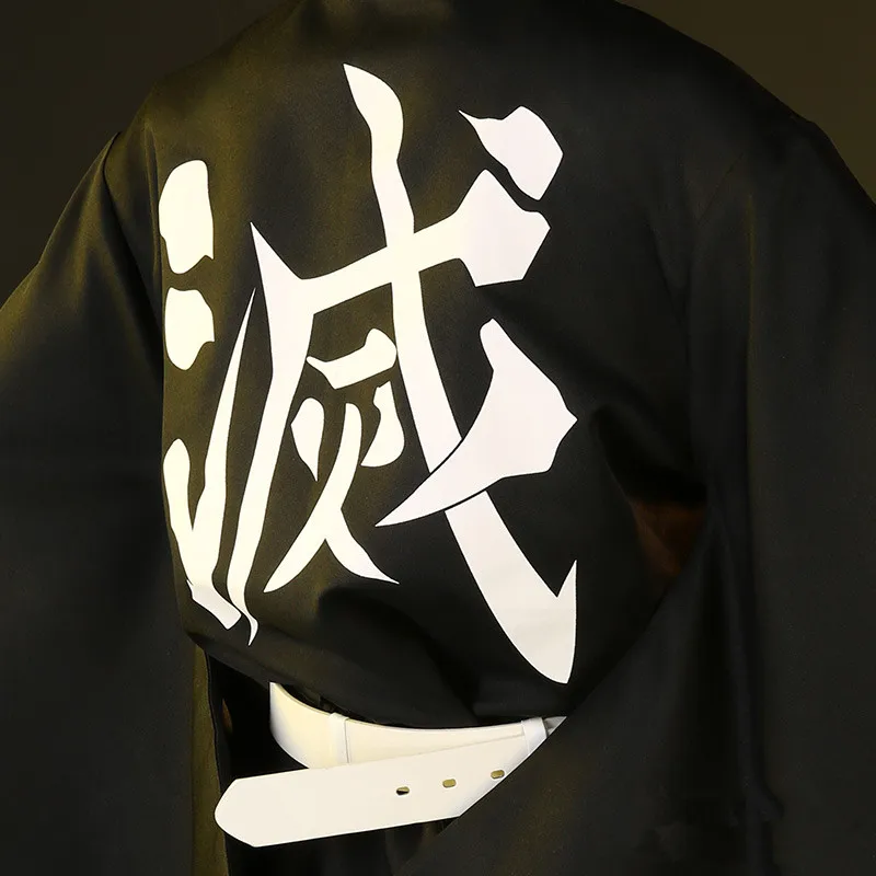 Костюм для косплея из аниме рассекающий демонов: киметсу no Yaiba Tokitou Muichirou черная