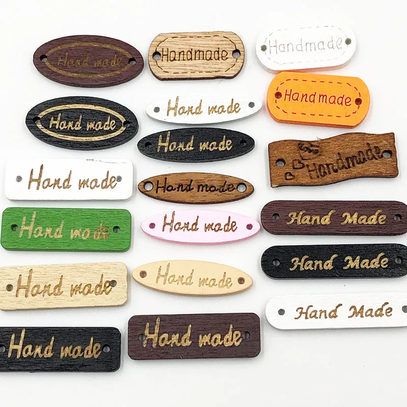 50 шт. деревянные пуговицы для шитья декоративные ручной работы скрапбукинга