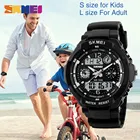 SKMEI детские часы 2021 модные уличные спортивные детские цифровые наручные часы Неделя Дата ударопрочный водонепроницаемый родитель-ребенок часы