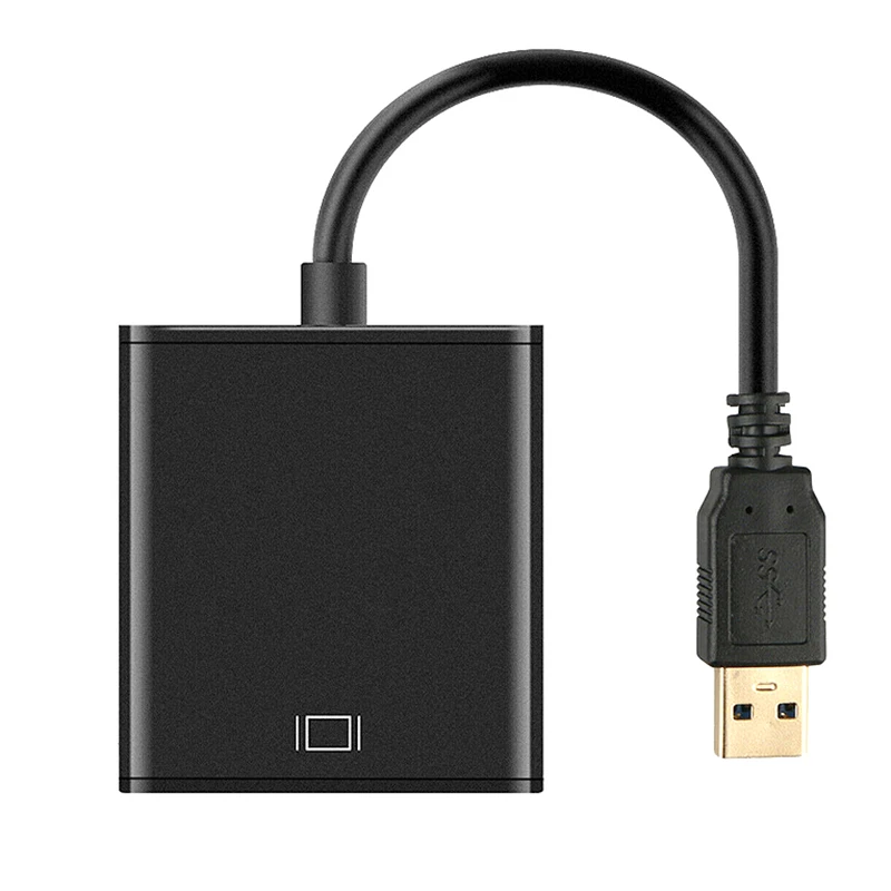 1080P USB3.0 для VGA видео ie дисплей внешний адаптер без драйвера кабель Windows USA