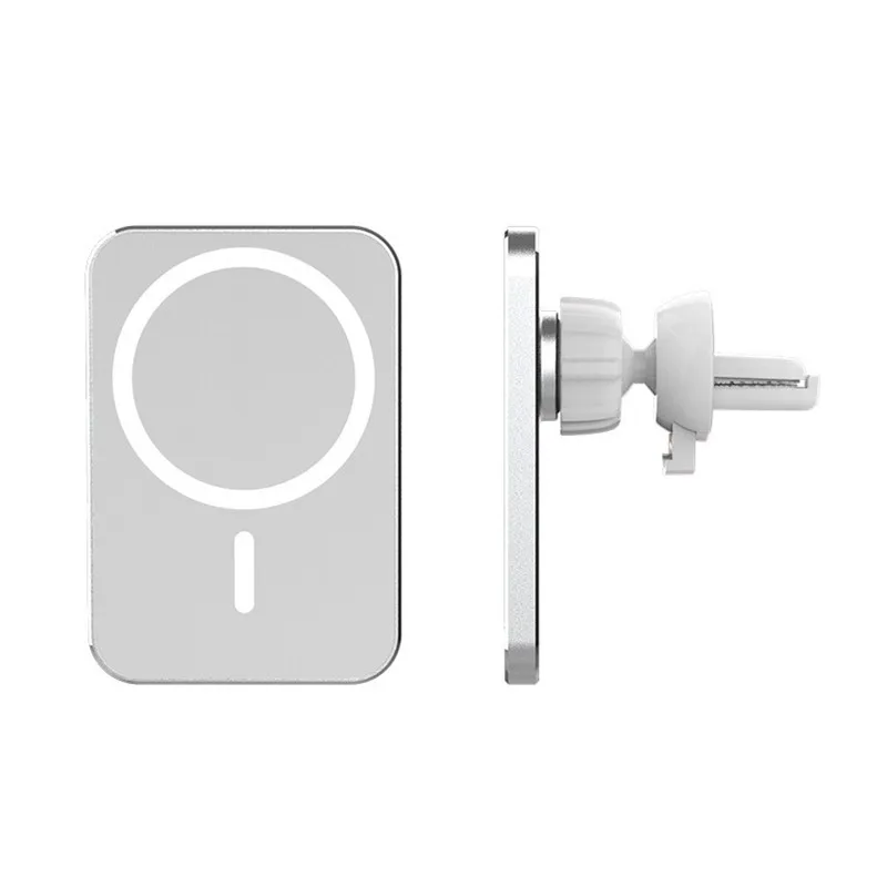 15w wireless charger magsafe compatible car holder air vent mount for iphone 1312 pro max mini compatible with iphone 8 11 free global shipping