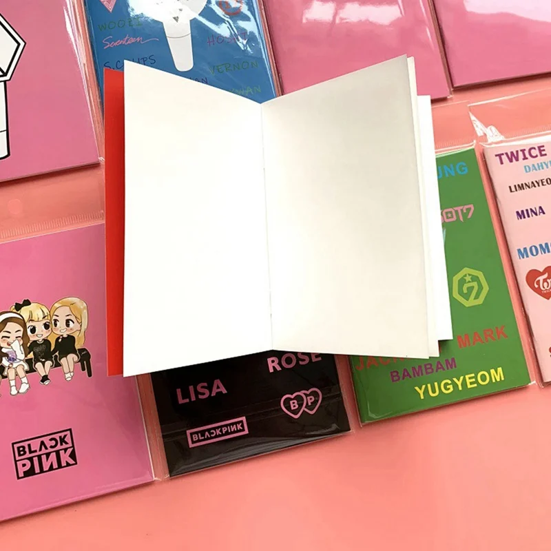 1 шт. KPOP Blackpink LISA ROSE JISOO JENNIE EXO Мини Дневник Блокнот канцелярские принадлежности блокнот s принадлежности для письма веер подарок