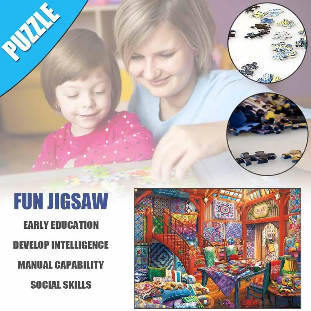 

1000 Piece Jigsaw Puzzle Picture Puzzles 1000 Pieces For Adults Educational Games Landscape Children Toys Puzzle Toys Kids Q2W4
