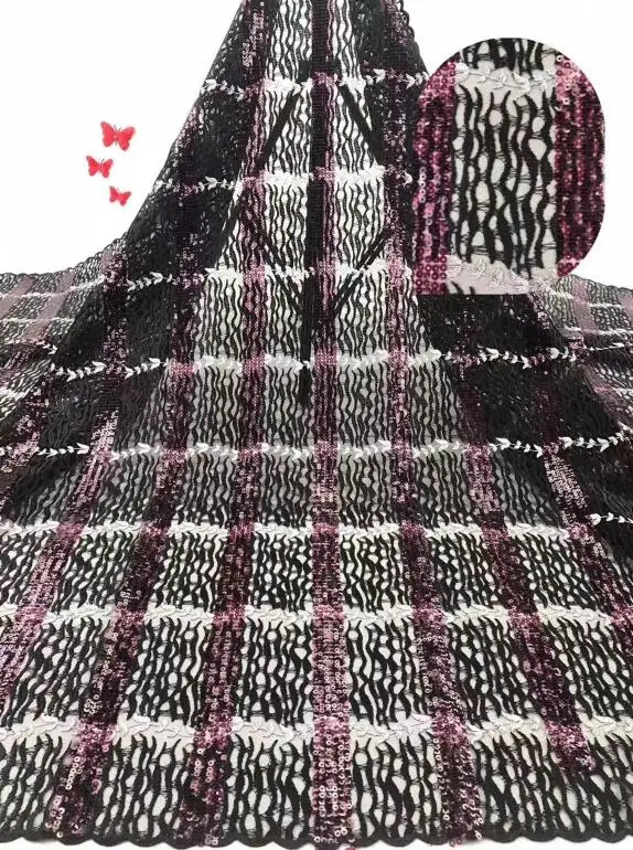 Красивая вышитая перьями искусственная кожа хорошего качества для вечернего