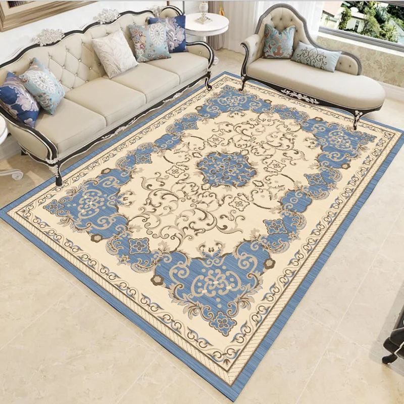 

European Palace Large Carpets European Simple Non-slip Tatami Customizable Mats Bedroom Home Lving Room Area Rug Hand Wash