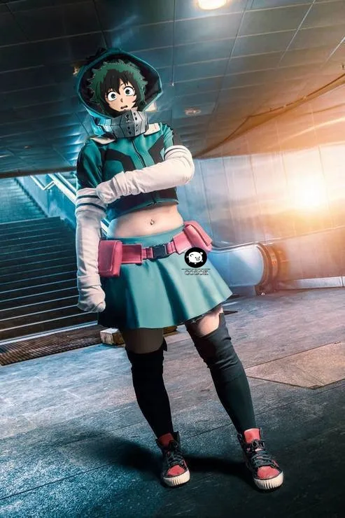 

Anime My Hero Academia Boku no Hero Akademia Izuku Midoriya Dress Cosplay Costume Any Size