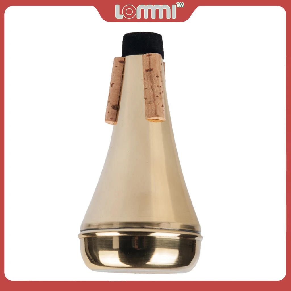 LOMMI Pure Brass Lightweight Practice Trumpet Straight Mute Silencer Sourdine Jazz Dampener For Trumpet Woodwind Accessories
LOMMI Pure Brass Lightweight Practice Trumpet Straight Mute Silencer Sourdine Jazz Dampener For Trumpet Woodwind Accessories