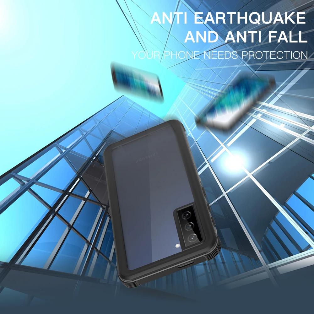 

Waterproof Phone Case For Samsung Galaxy S21 Ultra S20 Plus S20 Ultra Outdoor Swim IP68 For Samsung Galaxy S10 Plus Note 10 Case