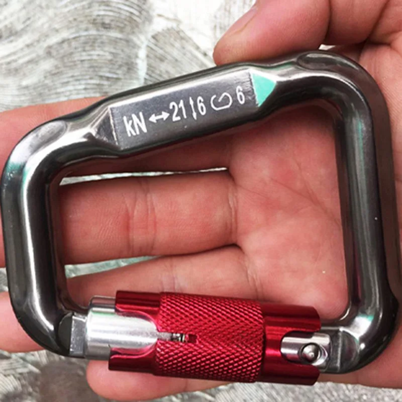 Сплав Карабин витой автоматический замок крюк прямоугольный парапланер ссылка