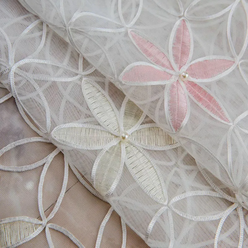 Высококачественные занавески из тюля с вышивкой 3d для спальни гостиной | Дом и