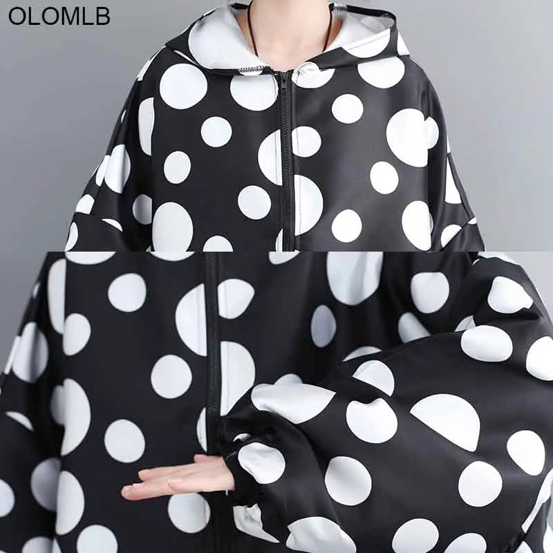 Женская осенне-зимняя Свободная куртка с капюшоном размеры до 6XL | одежда