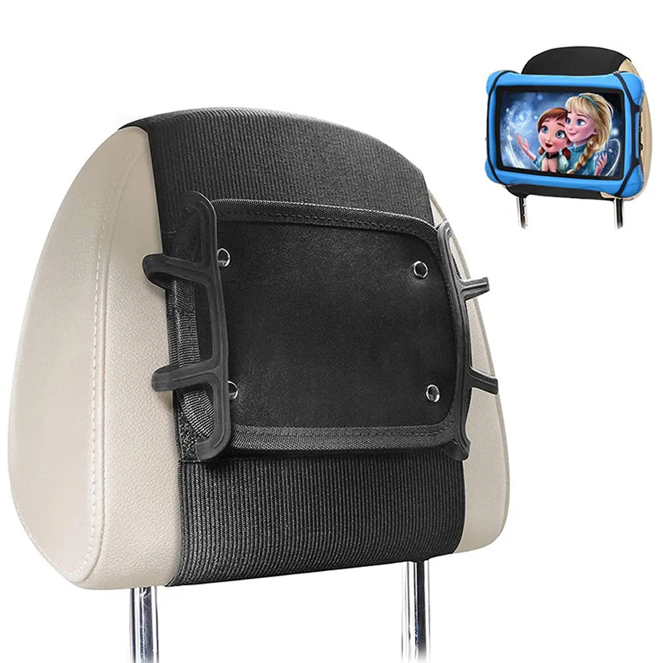 hkgk universal car tablet holder for samsung tablet stand car headrest mount holder 7 10 5 inches for ipad air pro tablet case free global shipping