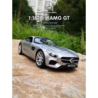 118 mercedes benz amg gtr alloy metal diecast cars model inital toy car children boy toys collection toy tools kids gifts