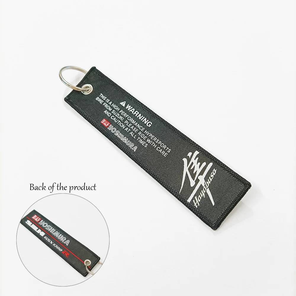 

1Pcs JDM Racing Rock Car Keychain Modified Tag Lanyard Refit For Yoshimura GSX 1300 Type R Auto Motorcycle Accessories