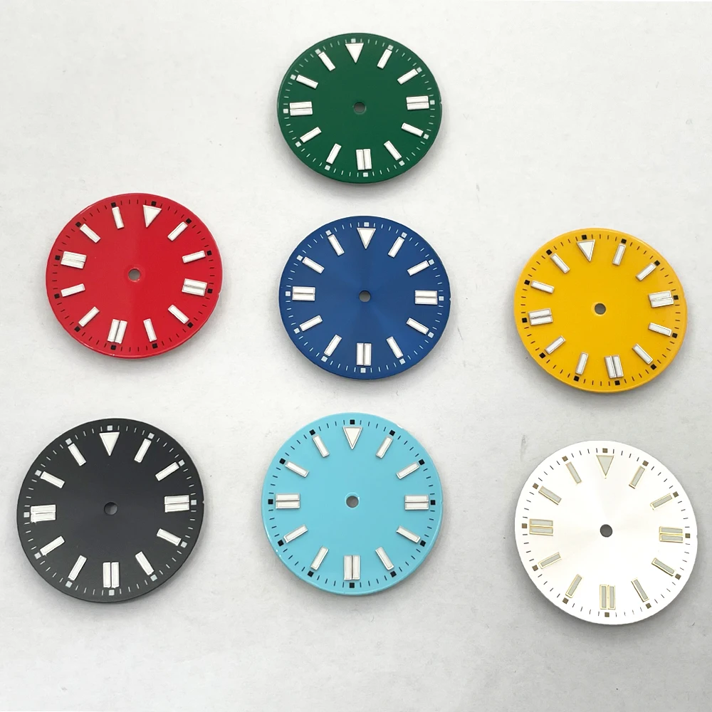 

Детали для часов corgтело «сделай сам» 31 мм цветной вечный циферблат для Miyota 82 серии ETA 2836 2824 2813 Seik NH35 автоматический механизм