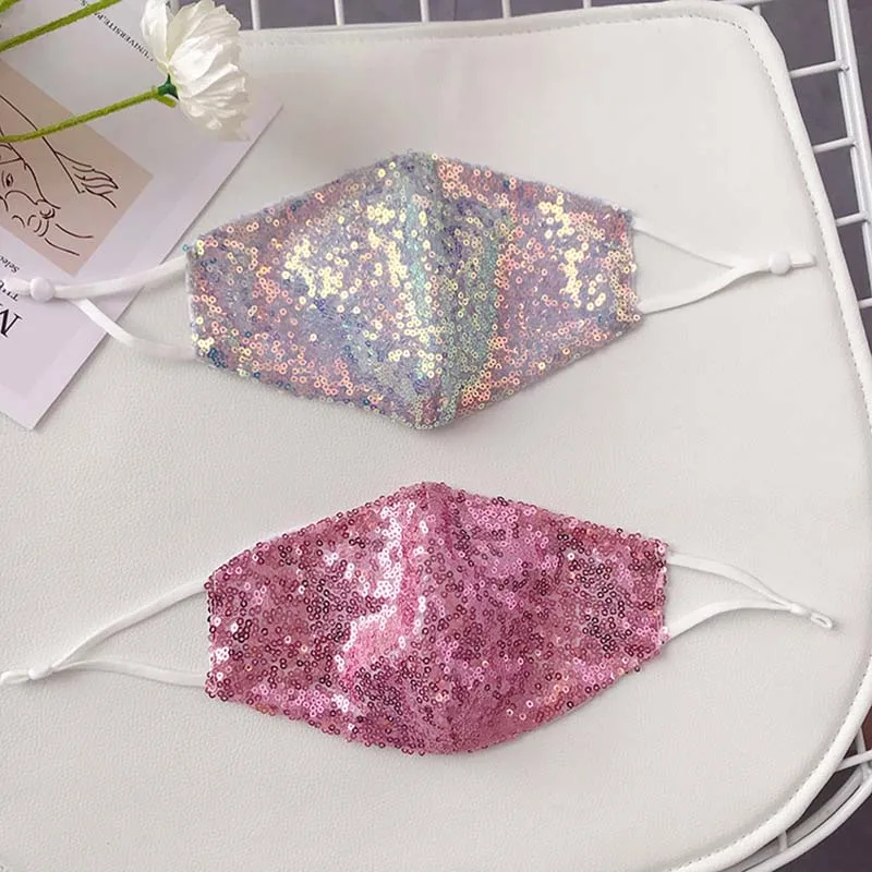 

Bling Rhinestone Sequin Crystal Mask for Women Fashion Wedding Decor Jewelry Accessories