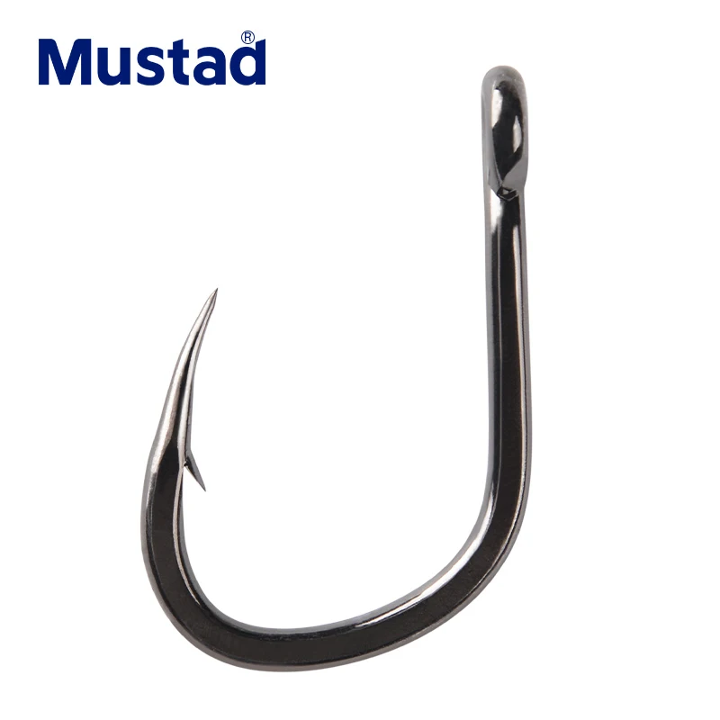 Усиленный крючок Mustad 10884 рыболовный с зазубриной для морской рыбалки большая