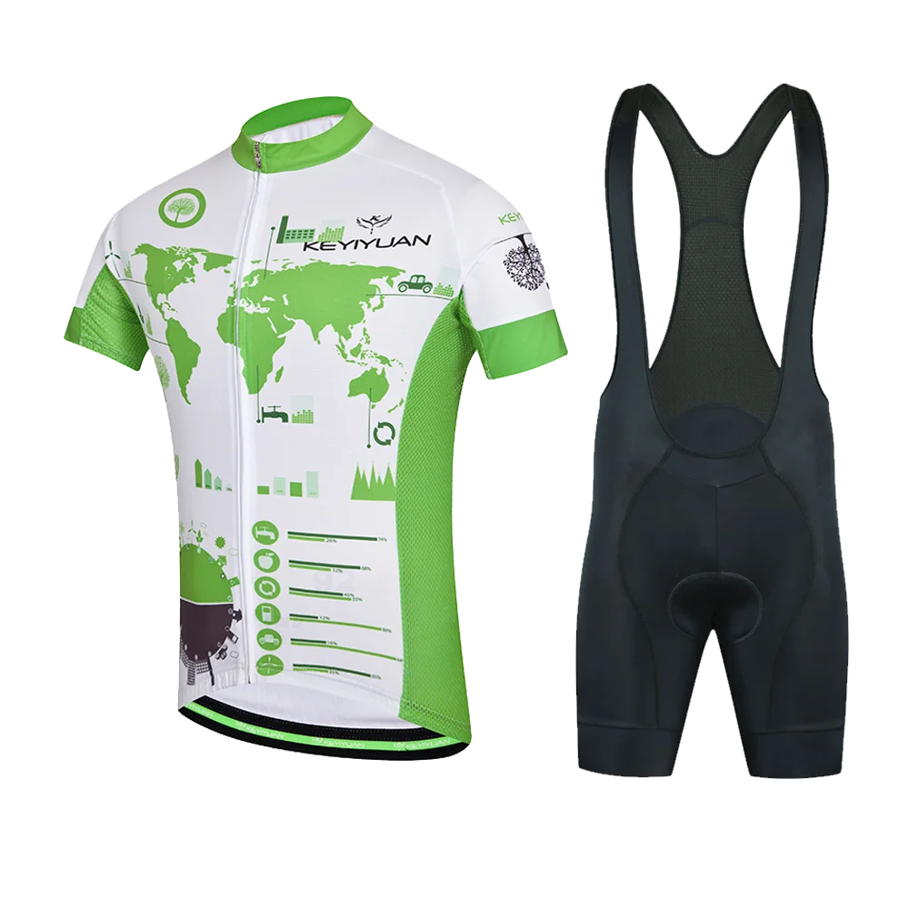 

2021 New Cycling Jersey Set MTB Cycling Bib Shorts Kit Reflective Bike Clothes Bicycle Clothing Roupa Ciclismo Masculino