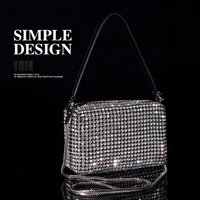women diamond hobo bag for 2021 female clutch design brand luxury shoulder bags handbag leather pu shiny hobo bag messenger bag