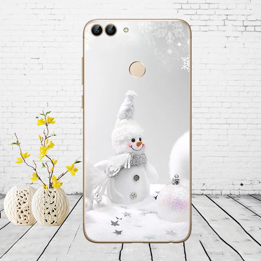 H40 Huawei P Smart Case TPU Мягкий силиконовый прозрачный чехол для телефона huawei P Smart Cover FIG-LX1 Enjoy 7S Чехол - Цвет: H40
