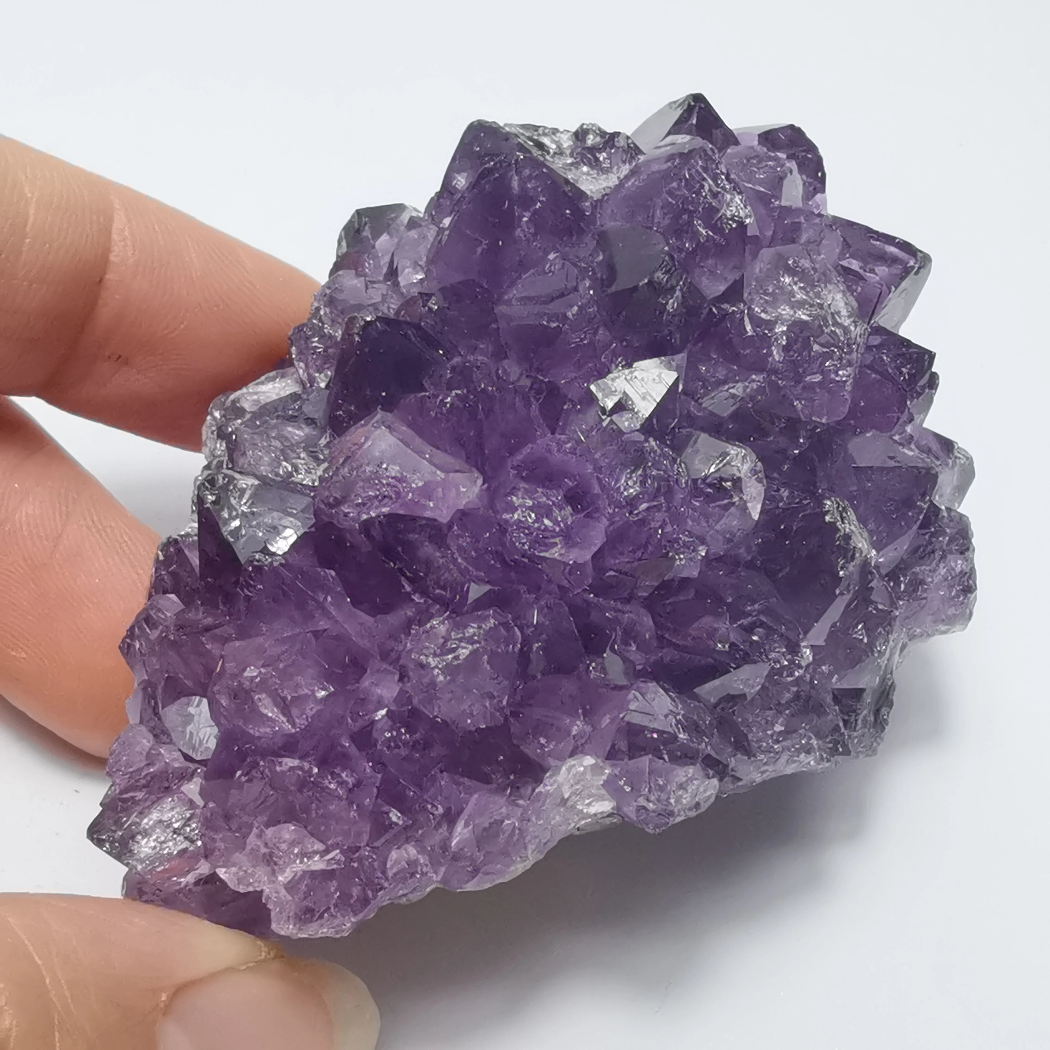 

1PCNatural protolith Amethyst cluster mineral healing specimen stone home decoration handicraft decoration