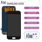 ЖК-дисплей AMOLED 5,2 дюйма для Samsung Galaxy A520, дигитайзер сенсорного экрана в сборе для Samsung A5 2017 A520, дисплей A520F A520FDS A520KLS