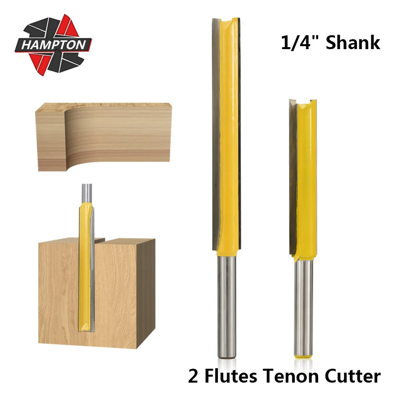 Hampton 1/4 &quotхвостовиком фреза по дереву для соединения шип-паз резак 2 флейты
