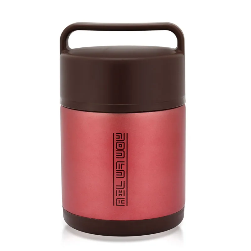 Портативный Ланч-бокс из нержавеющей стали с цветной изоляцией бэнто-бокс