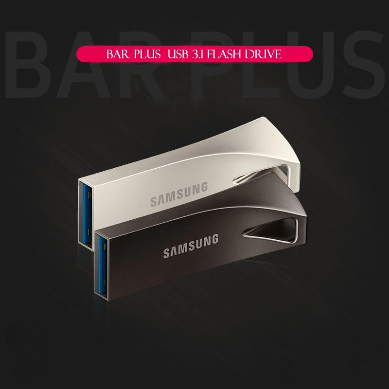 Флеш накопитель SAMSUNG BAR Plus USB 3 1 32 ГБ 64 до 200 МБ/с./с флеш 128 256 флешка совместимый 0/2 0|USB
