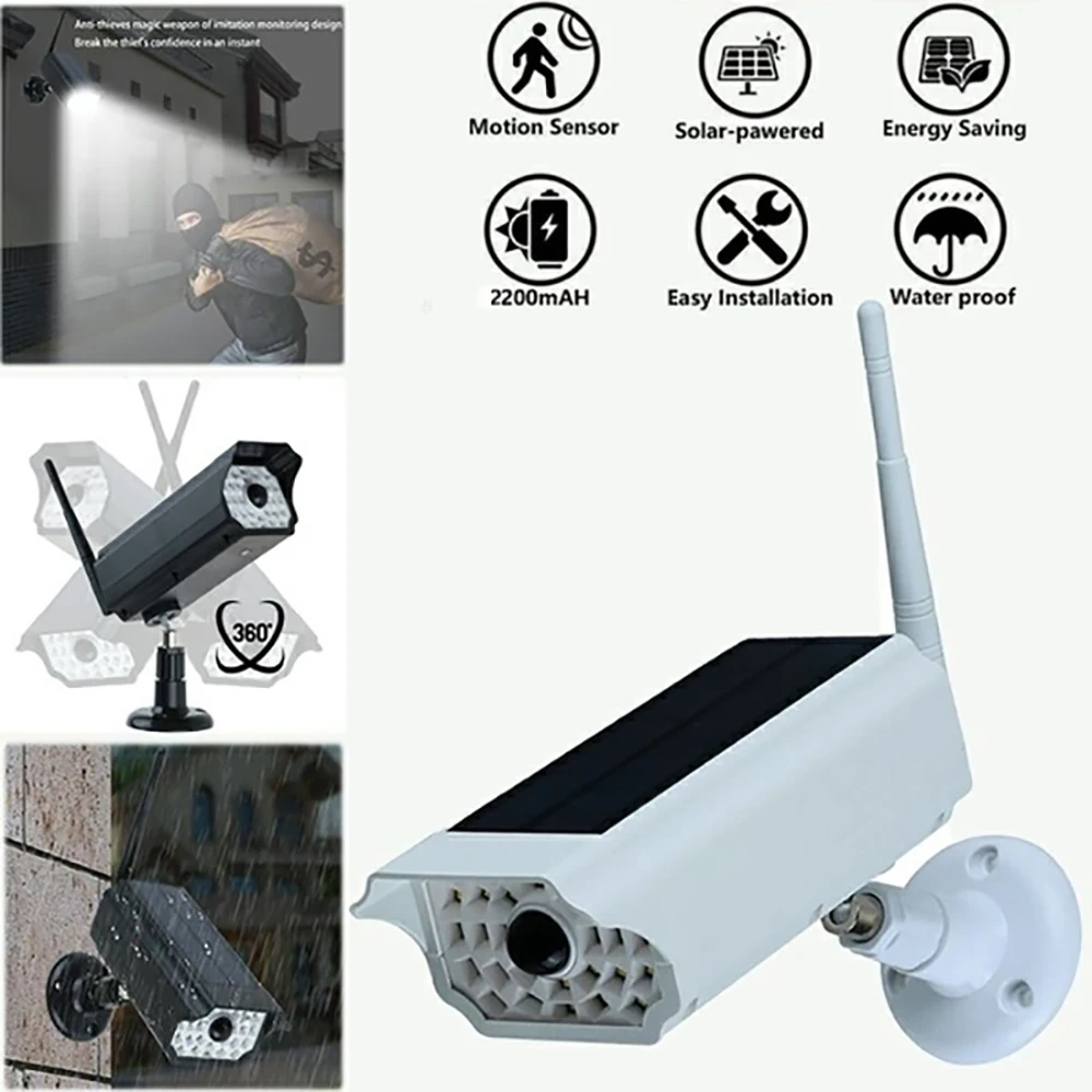 30 светодиодный светильник на солнечной батарее для наружной имитации