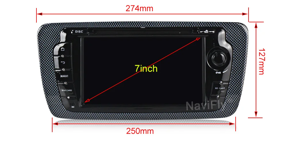 NaviFly Android9.0 ips экран DSP автомобильный dvd-плеер для сиденья Ibiza 2009-2013 gps навигация OBD2 RDS raido TPMS автопроигрыватель