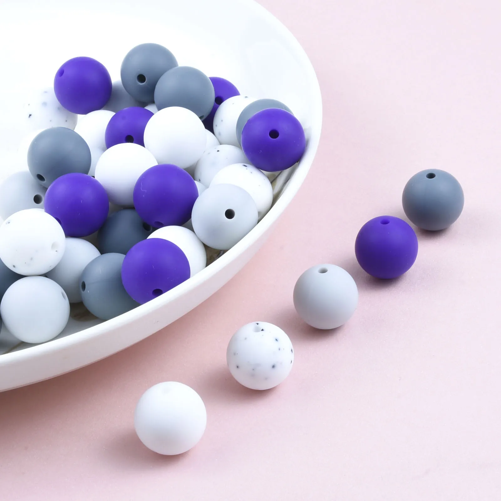 

Teeny teeth 20 шт 15 мм детские силиконовые бусины Детские DIY бусины BPA бесплатно силиконовые прорезыватели Детские Жевательные бусины аксессуары для ухода