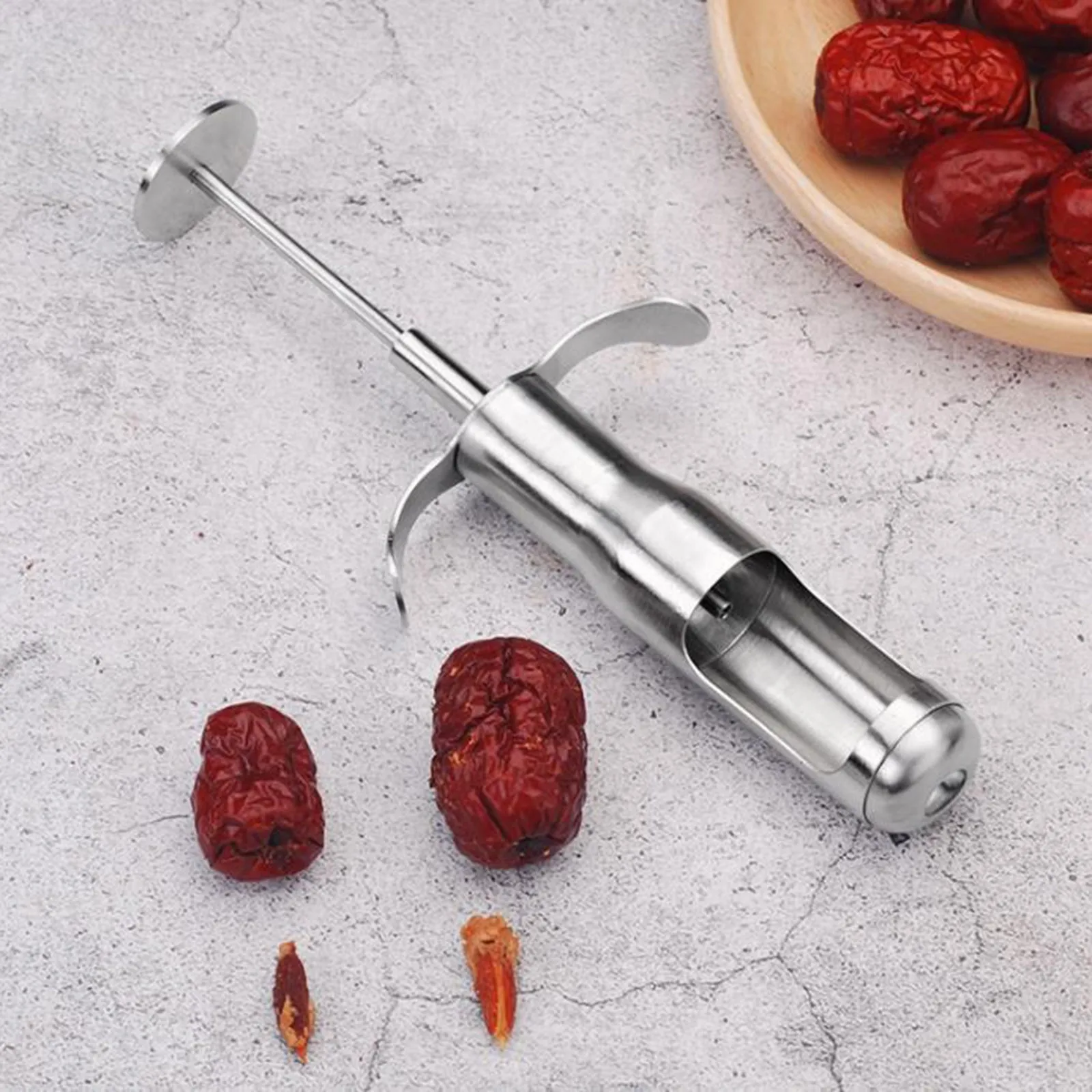 Устройство для удаления косточек фруктов оливков ручной кухонный набор