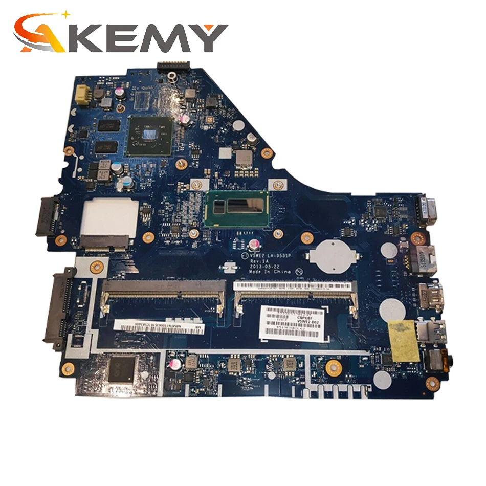 Материнская плата ноутбука для ACER Aspire E1-572G i7-4510U Notebook Mainboard LA-9531P SR1EB 216-0841027 DDR3