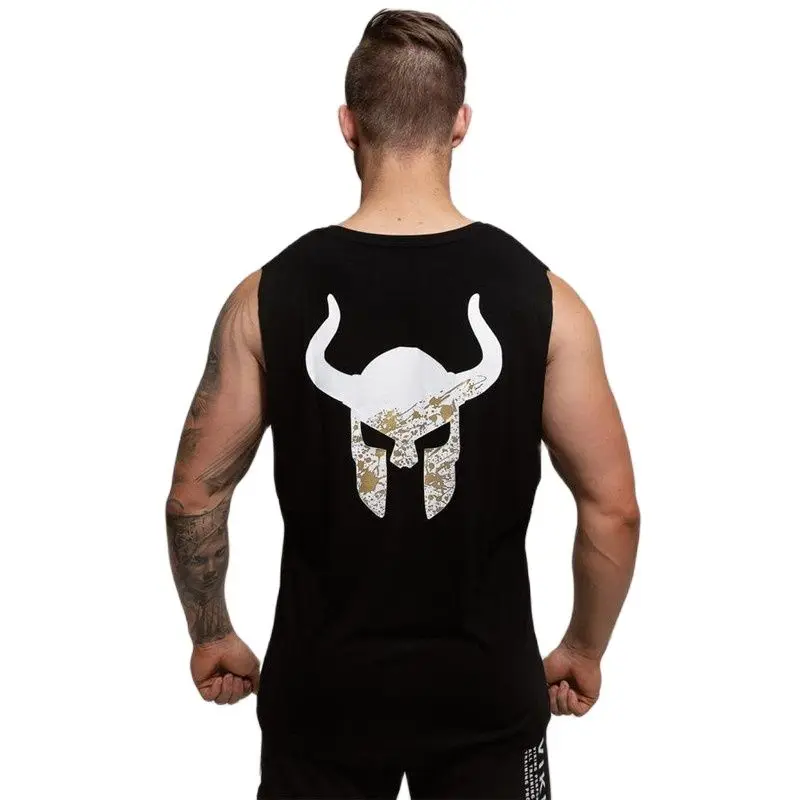 

New Men's Clothing Summer 2021 New Men's Casual Vest Jogger Fitness Cotton Sportswear Top Round Neck Sleeveless Vest