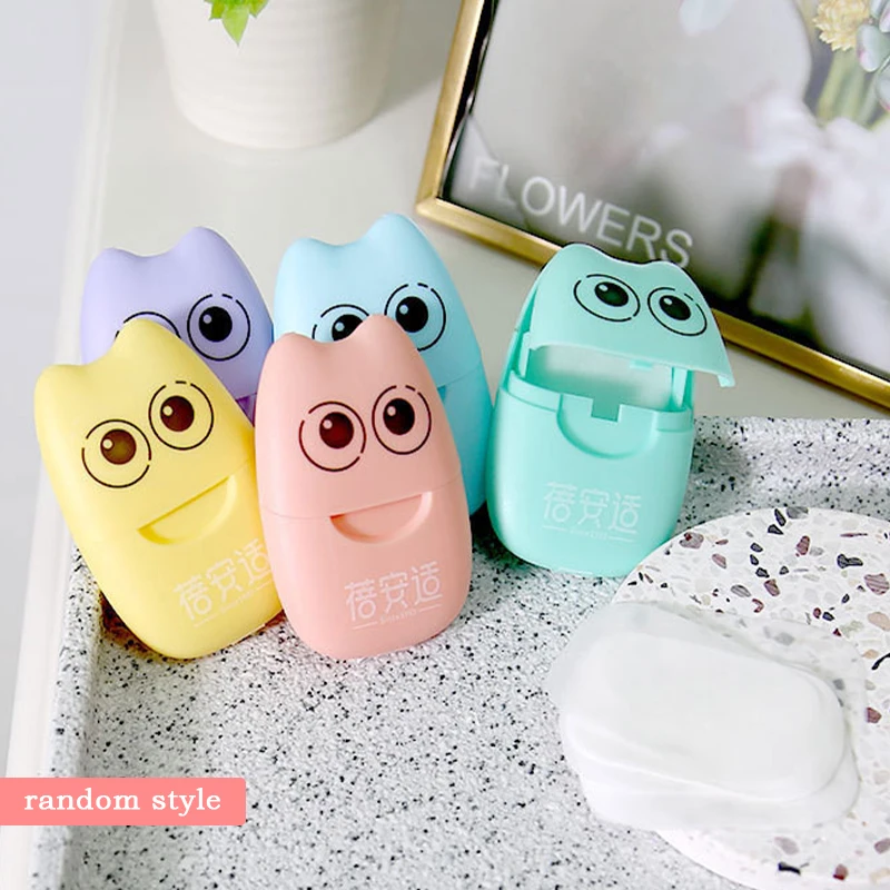 

Disposable Soap Paper Portable Cute Paper Soap Outdoor Travel Goods Bathroom